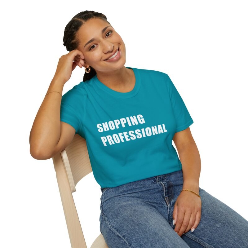 Stylish T-Shirt for Shopaholics: Professional Shopper Graphic Tee - Image 17
