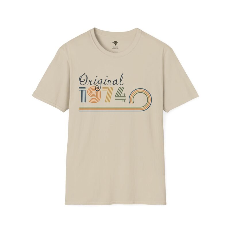 Vintage 1974 Original T-shirt for 50 Year Olds - Retro Birthday Gift - Image 5