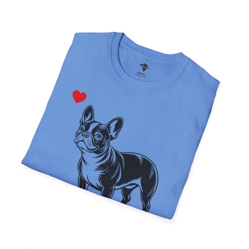 French Bulldog Heart T-Shirt, French Bull Dog Lover Tee, Cute Frenchie Shirt, Quirky Pet Owner Top, Animal Graphic Tee - Image 11