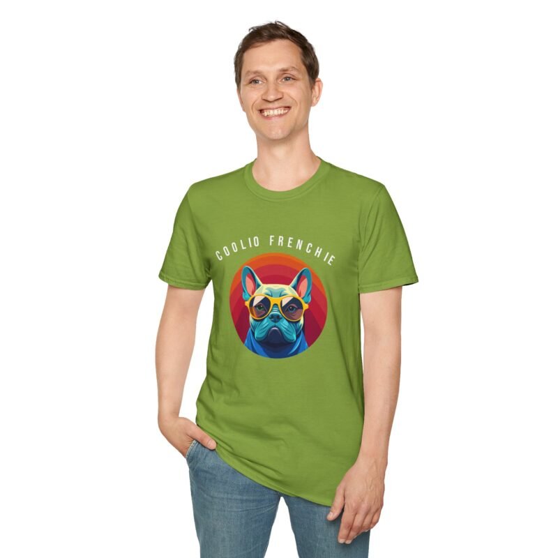 Unique French Bulldog Tee: Hip Frenchie in Cool Shades Print - Image 11