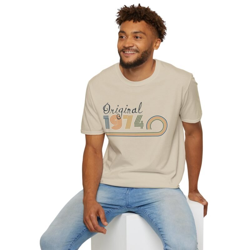 Vintage 1974 Original T-shirt for 50 Year Olds - Retro Birthday Gift - Image 8