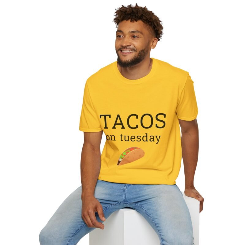 Tacos on Tuesday - Unisex Softstyle T-Shirt - Image 9