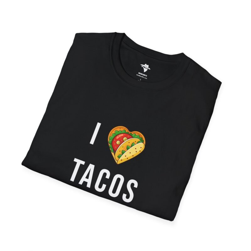 I Heart Tacos/I Love Tacos T-Shirt Unisex Softstyle T-Shirt - Image 5
