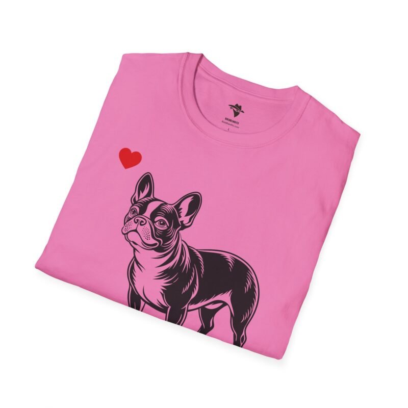 French Bulldog Heart T-Shirt, French Bull Dog Lover Tee, Cute Frenchie Shirt, Quirky Pet Owner Top, Animal Graphic Tee - Image 17