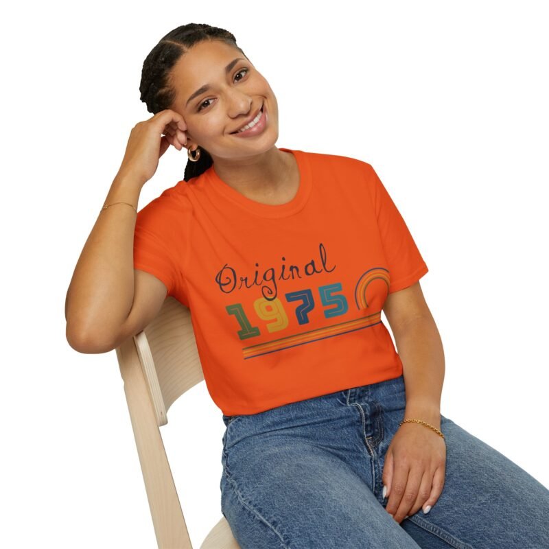 1975 Vintage Unisex Tee, Retro 70s Shirt, 50th Birthday Gift Idea, Born in 1975, Classic Graphic Tshirt, Original Seventies Top, Vintage - Image 9