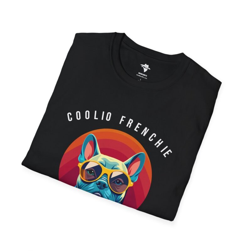 Unique French Bulldog Tee: Hip Frenchie in Cool Shades Print - Image 5