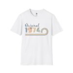 Vintage 1974 Original T-shirt for 50 Year Olds - Retro Birthday Gift