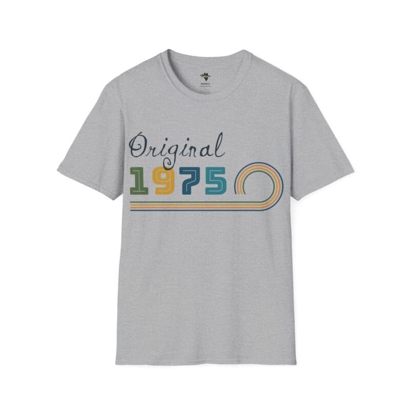 1975 Vintage Unisex Tee, Retro 70s Shirt, 50th Birthday Gift Idea, Born in 1975, Classic Graphic Tshirt, Original Seventies Top, Vintage - Image 4