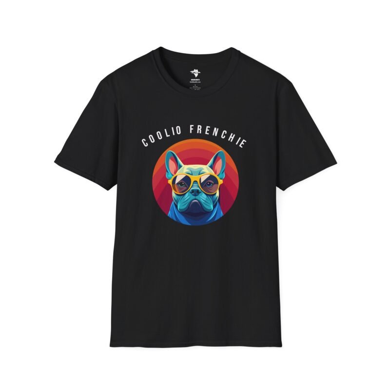 Unique French Bulldog Tee: Hip Frenchie in Cool Shades Print - Image 4