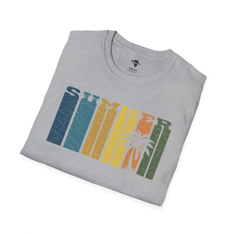 Summer T Shirt Vibes Great for Beach Tee Holiday Distressed Vintage Shirt Summer Beach Holiday Fun Beach Tee - Image 5