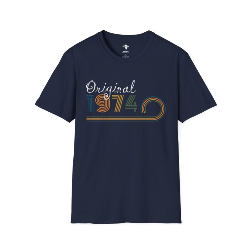Vintage 1974 Original T-shirt for 50 Year Olds - Retro Birthday Gift - Image 9