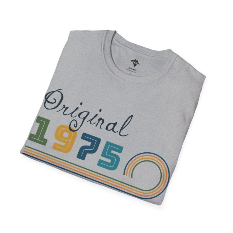 1975 Vintage Unisex Tee, Retro 70s Shirt, 50th Birthday Gift Idea, Born in 1975, Classic Graphic Tshirt, Original Seventies Top, Vintage - Image 5