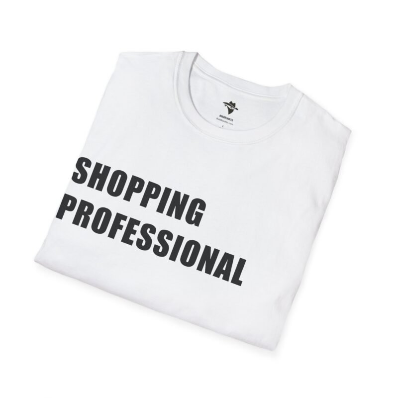 Stylish T-Shirt for Shopaholics: Professional Shopper Graphic Tee - Image 2