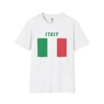 Italian Flag Distressed Softstyle T-Shirt