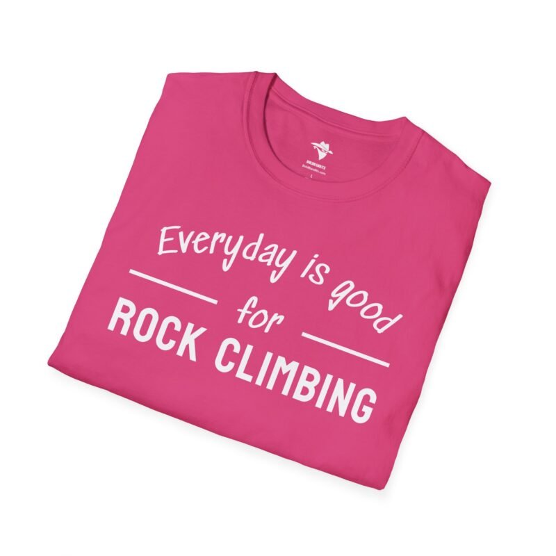 Unique Rock Climbing T-shirt - Everyday is Good for Climbing Tee - Image 11