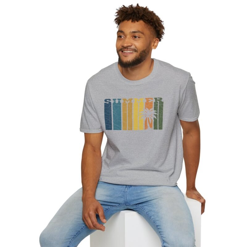 Summer T Shirt Vibes Great for Beach Tee Holiday Distressed Vintage Shirt Summer Beach Holiday Fun Beach Tee - Image 6