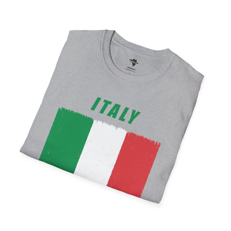 Italian Flag Distressed Softstyle T-Shirt - Image 9
