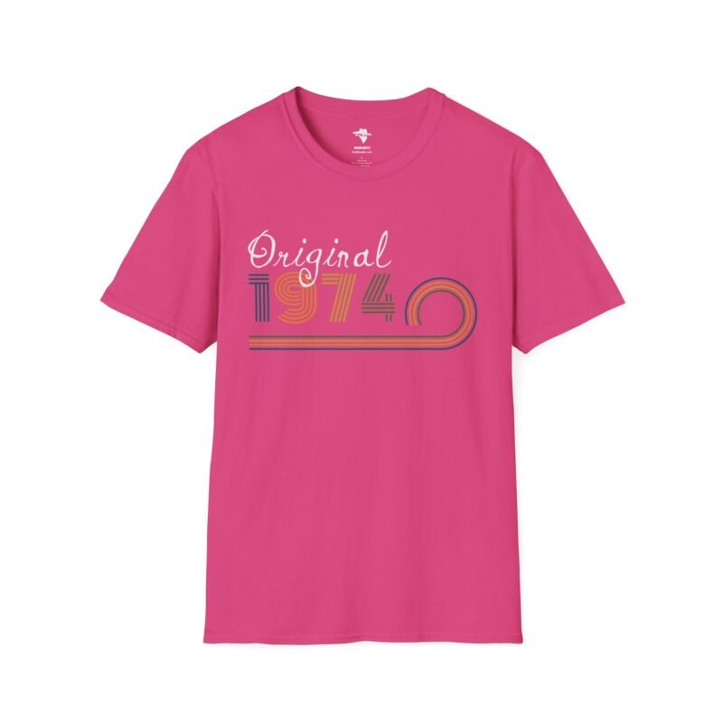 Vintage 1974 Original T-shirt for 50 Year Olds - Retro Birthday Gift - Image 13