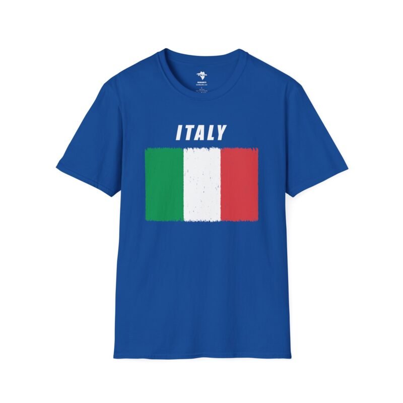 Italian Flag Distressed Softstyle T-Shirt - Image 14