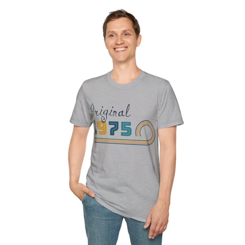 1975 Vintage Unisex Tee, Retro 70s Shirt, 50th Birthday Gift Idea, Born in 1975, Classic Graphic Tshirt, Original Seventies Top, Vintage - Image 6