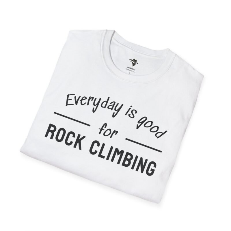 Unique Rock Climbing T-shirt - Everyday is Good for Climbing Tee - Image 2