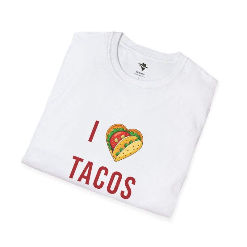 I Heart Tacos/I Love Tacos T-Shirt Unisex Softstyle T-Shirt - Image 2
