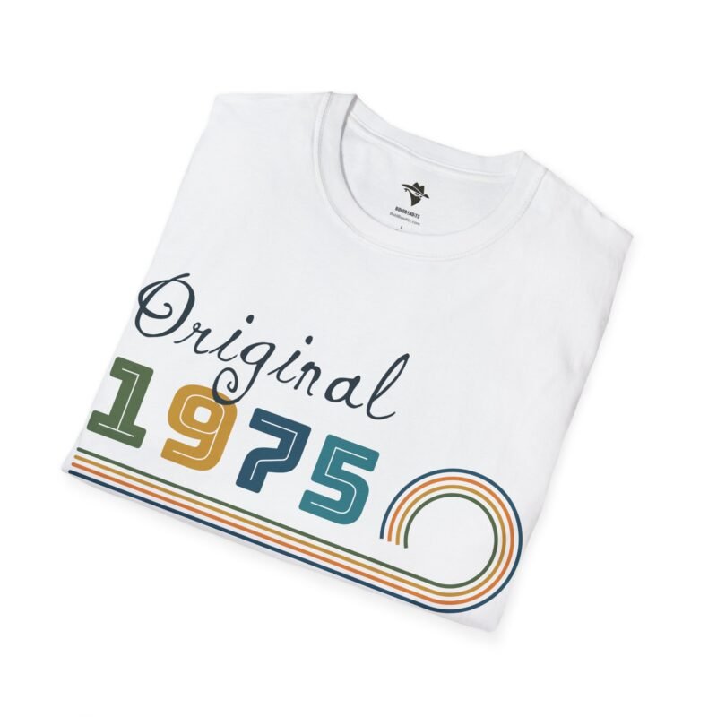 1975 Vintage Unisex Tee, Retro 70s Shirt, 50th Birthday Gift Idea, Born in 1975, Classic Graphic Tshirt, Original Seventies Top, Vintage - Image 2