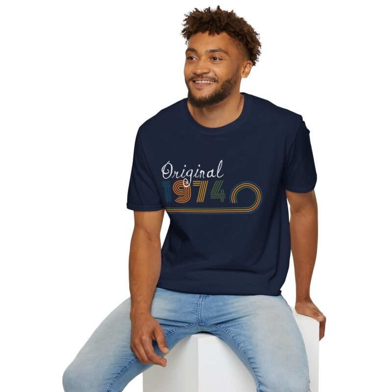 Vintage 1974 Original T-shirt for 50 Year Olds - Retro Birthday Gift - Image 12