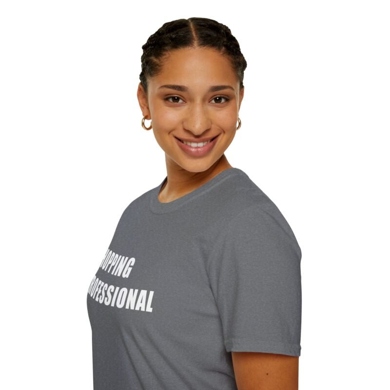Stylish T-Shirt for Shopaholics: Professional Shopper Graphic Tee - Image 14