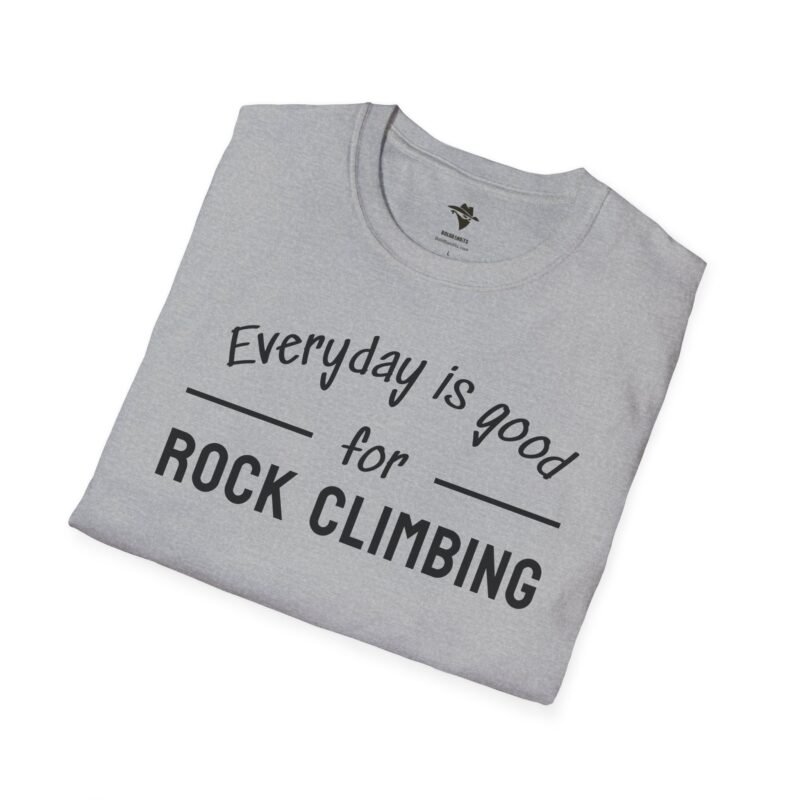 Unique Rock Climbing T-shirt - Everyday is Good for Climbing Tee - Image 5