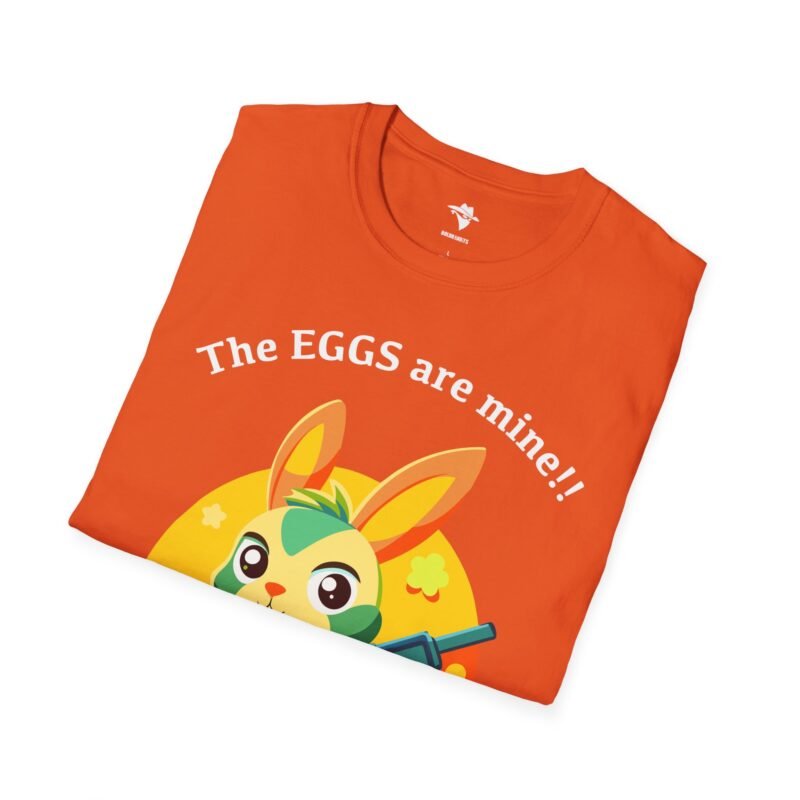 a shirt with a cartoon rabbit on it