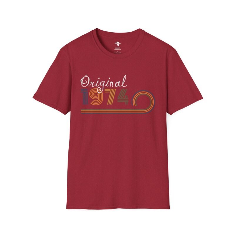 Vintage 1974 Original T-shirt for 50 Year Olds - Retro Birthday Gift - Image 17