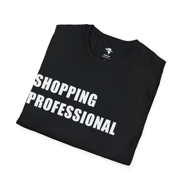 Stylish T-Shirt for Shopaholics: Professional Shopper Graphic Tee - Image 5