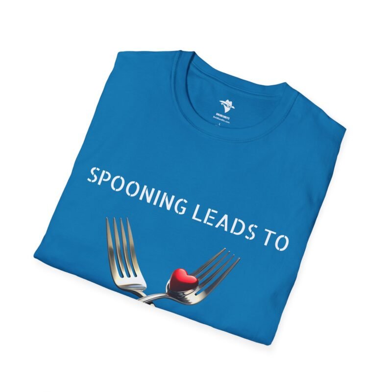 Get the "Spooning Leads to Forking" Graphic T-Shirt - The Perfect Blend of Humour and Style! - Image 11