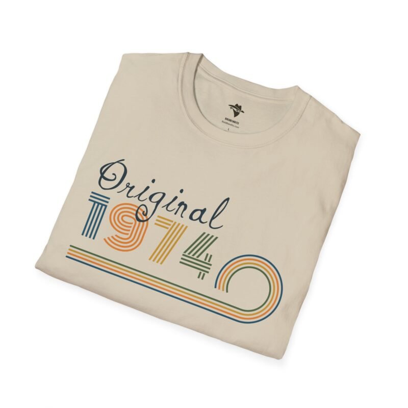 Vintage 1974 Original T-shirt for 50 Year Olds - Retro Birthday Gift - Image 6