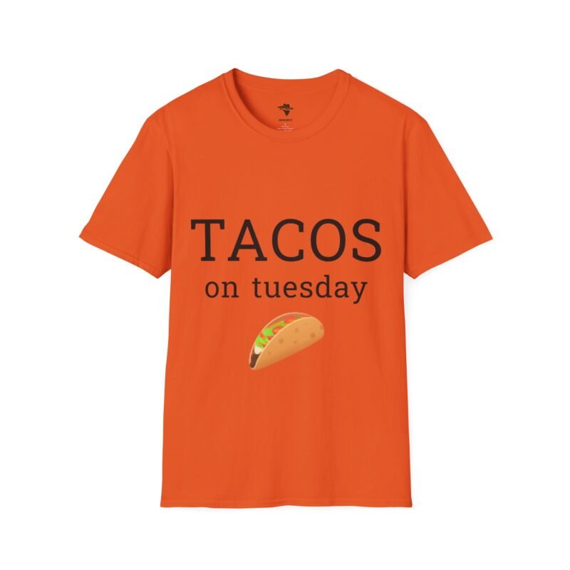 Tacos on Tuesday - Unisex Softstyle T-Shirt - Image 4