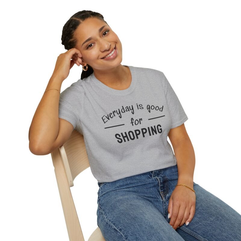 Shopping Addict Tee - Everyday is a Good Day for Shopping - Image 11