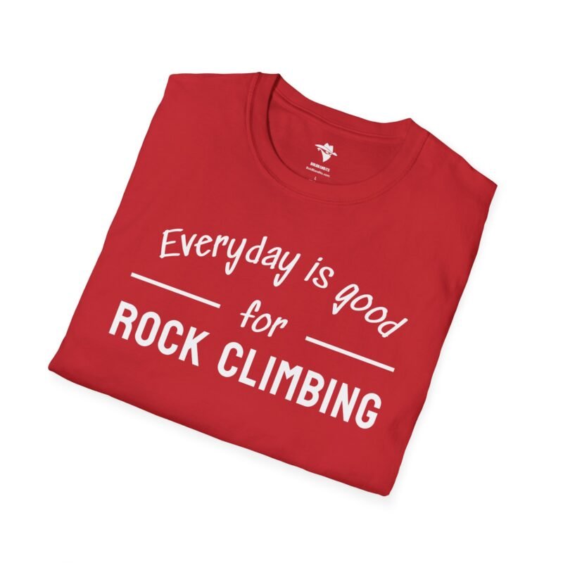 Unique Rock Climbing T-shirt - Everyday is Good for Climbing Tee - Image 14