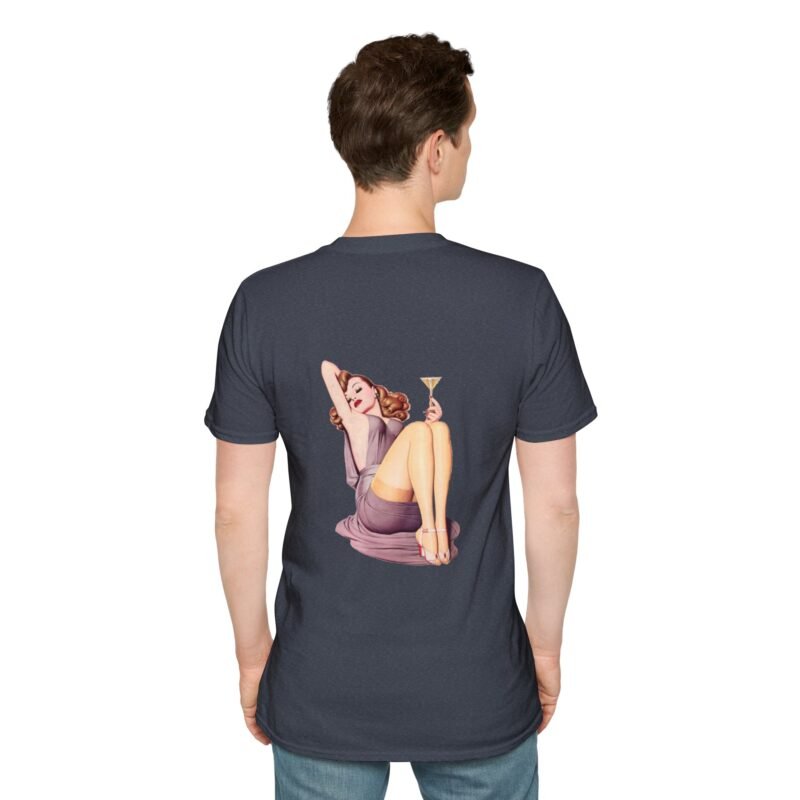 Pin Up Retro Softstyle T-Shirt - Image 35