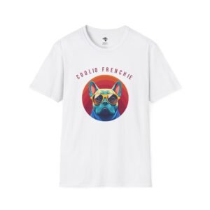 Unique French Bulldog Tee: Hip Frenchie in Cool Shades Print