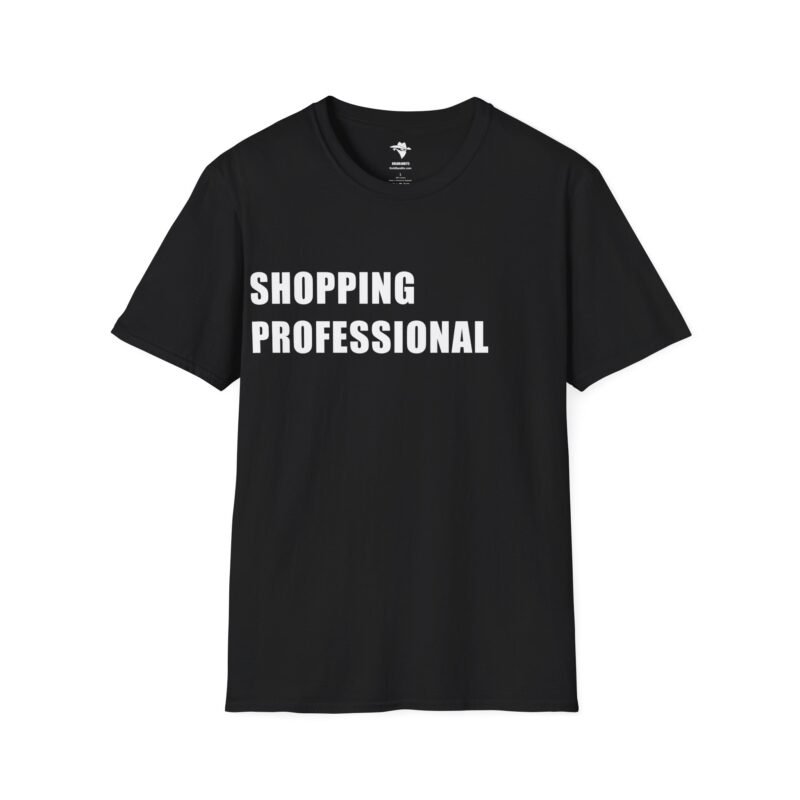 Stylish T-Shirt for Shopaholics: Professional Shopper Graphic Tee - Image 4