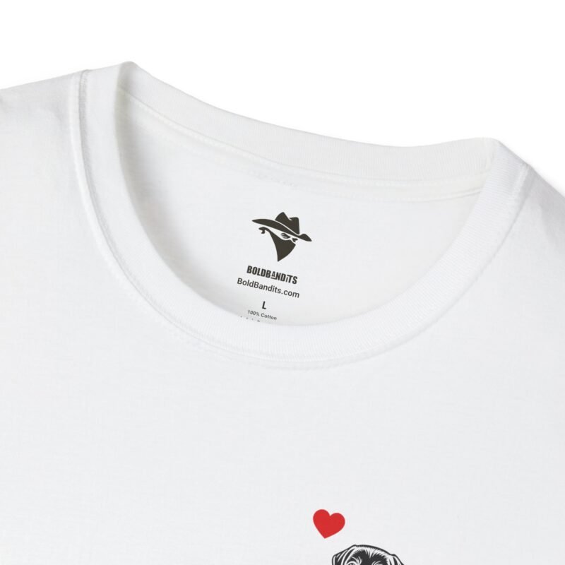 Labrador Retriever Heart Tee - Cute Dog Graphic Shirt for Lab Lovers - Image 3