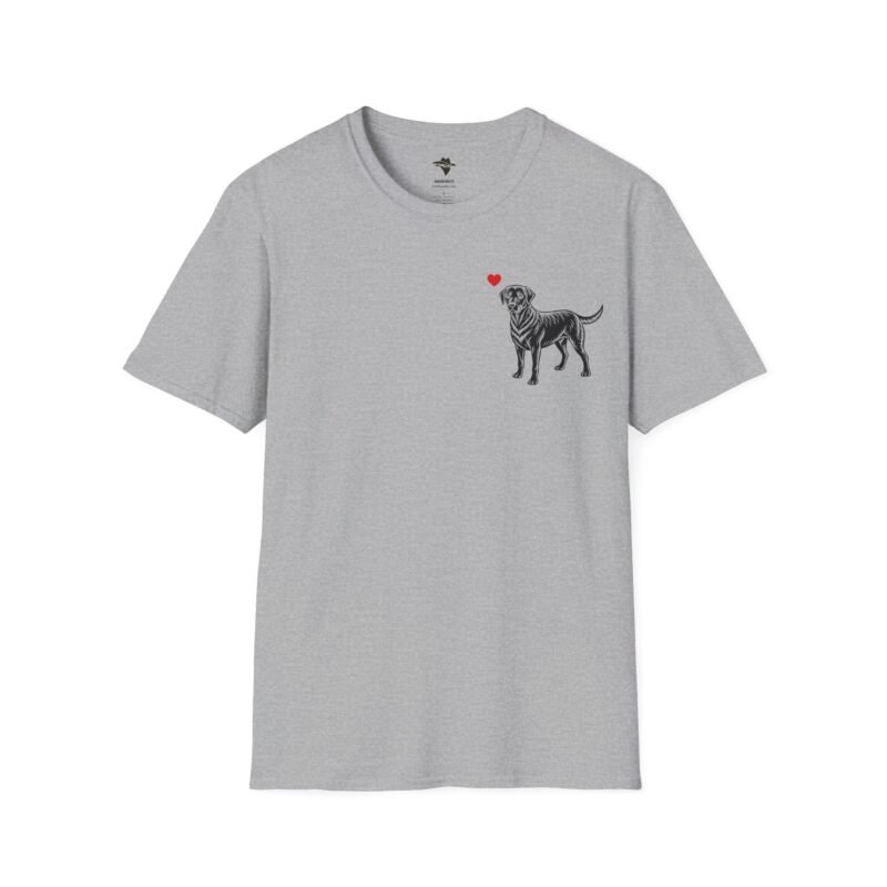Labrador Retriever Heart Tee - Cute Dog Graphic Shirt for Lab Lovers - Image 9