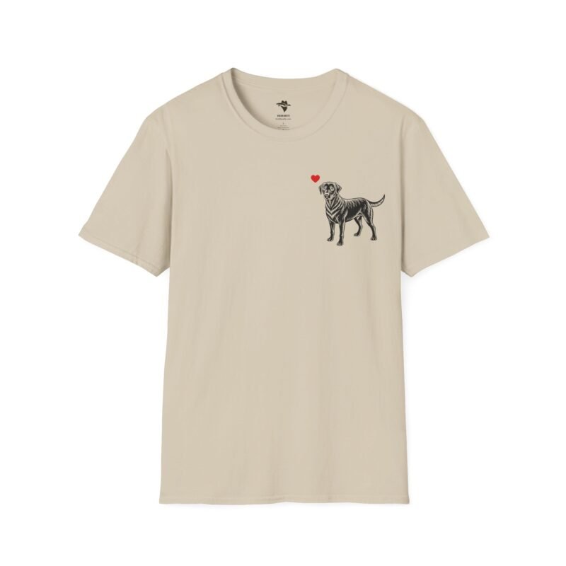 Labrador Retriever Heart Tee - Cute Dog Graphic Shirt for Lab Lovers - Image 5