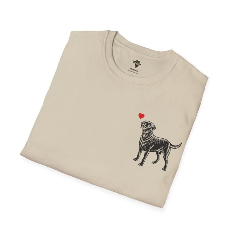 Labrador Retriever Heart Tee - Cute Dog Graphic Shirt for Lab Lovers - Image 8