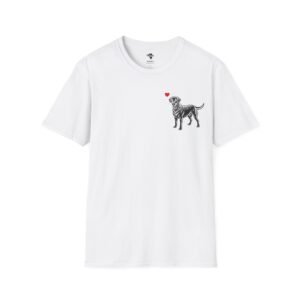 Labrador Retriever Heart Tee - Cute Dog Graphic Shirt for Lab Lovers